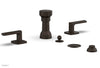 Phylrich RADI Four Hole Bidet Set, Lever Handles 181-61