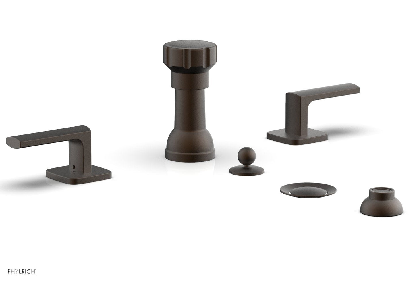 Phylrich RADI Four Hole Bidet Set, Lever Handles 181-61