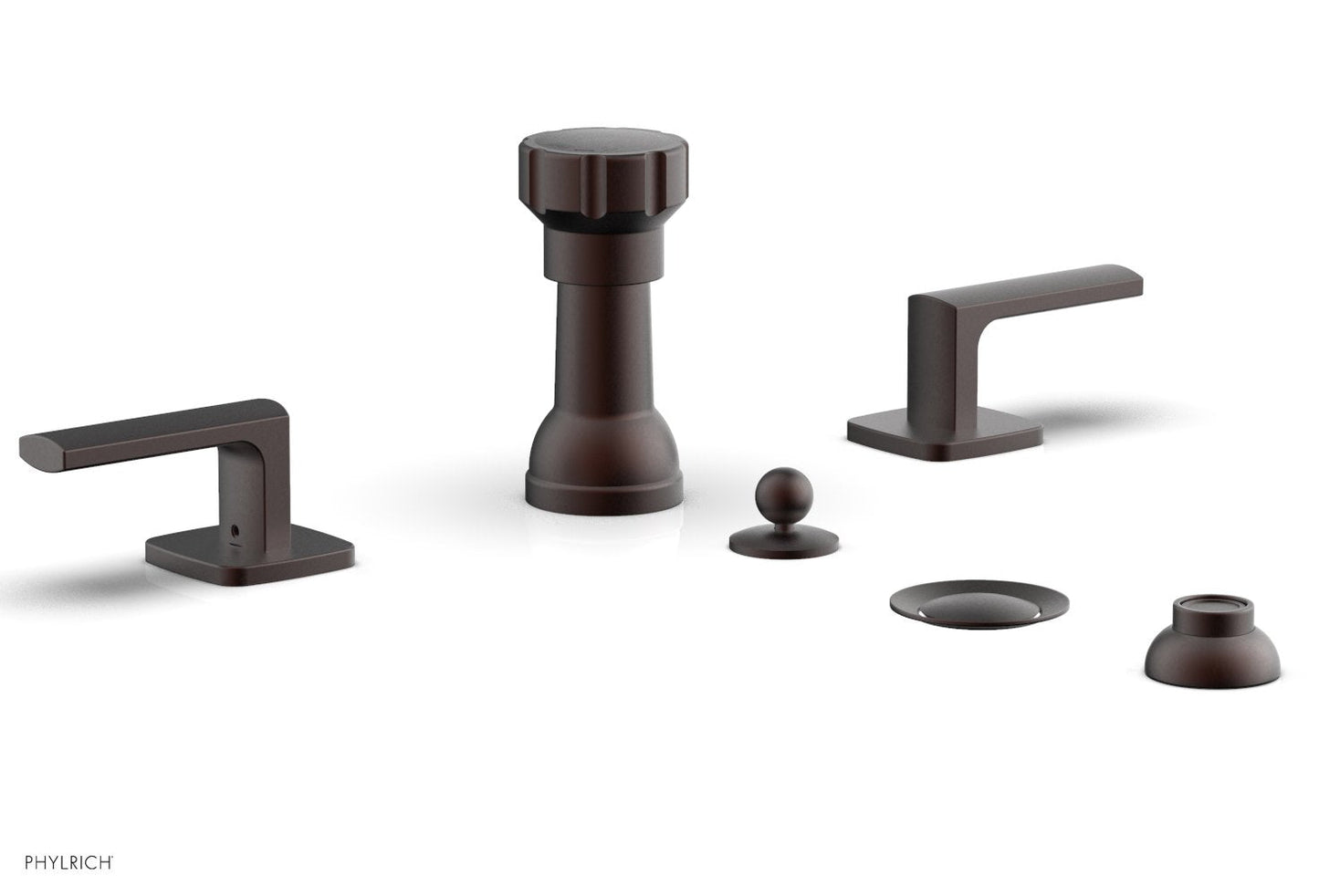 Phylrich RADI Four Hole Bidet Set, Lever Handles 181-61