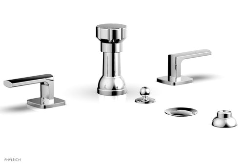 Phylrich RADI Four Hole Bidet Set, Lever Handles 181-61