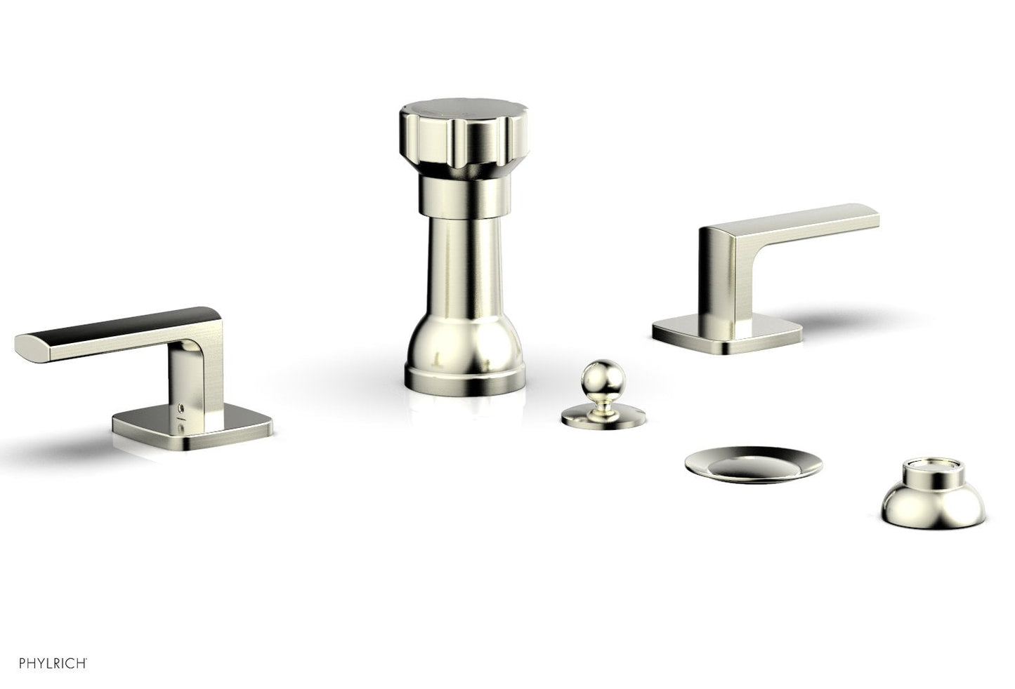 Phylrich RADI Four Hole Bidet Set, Lever Handles 181-61
