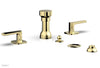 Phylrich RADI Four Hole Bidet Set, Lever Handles 181-61