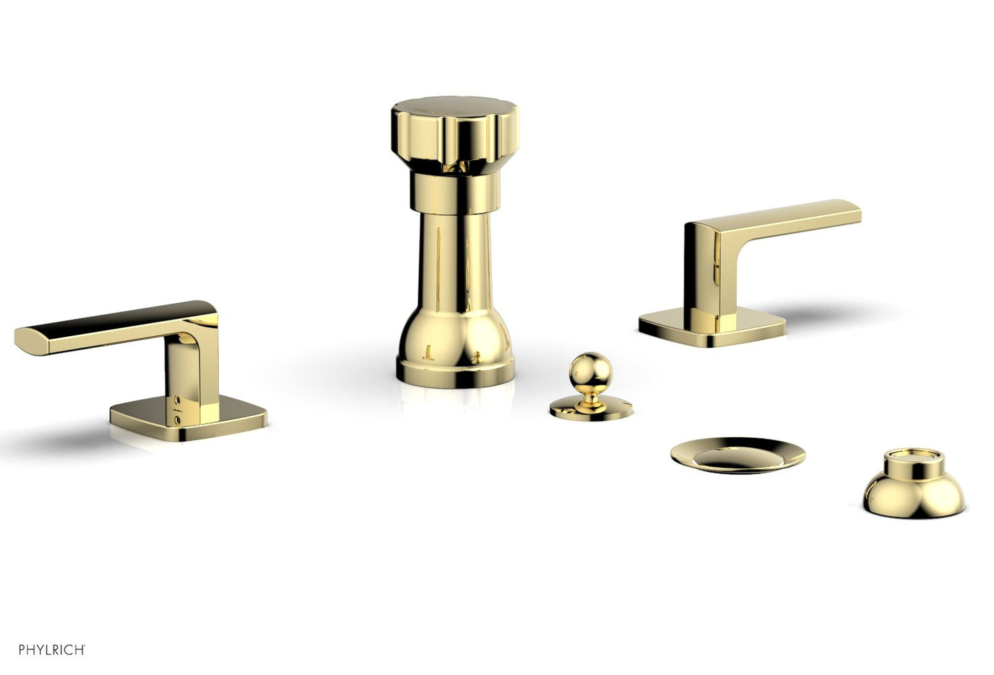 Phylrich RADI Four Hole Bidet Set, Lever Handles 181-61
