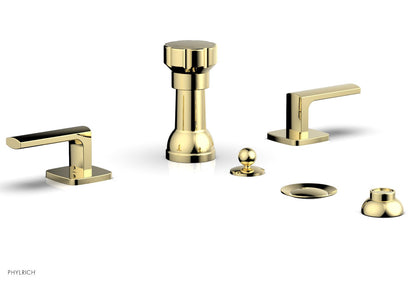 Phylrich RADI Four Hole Bidet Set, Lever Handles 181-61