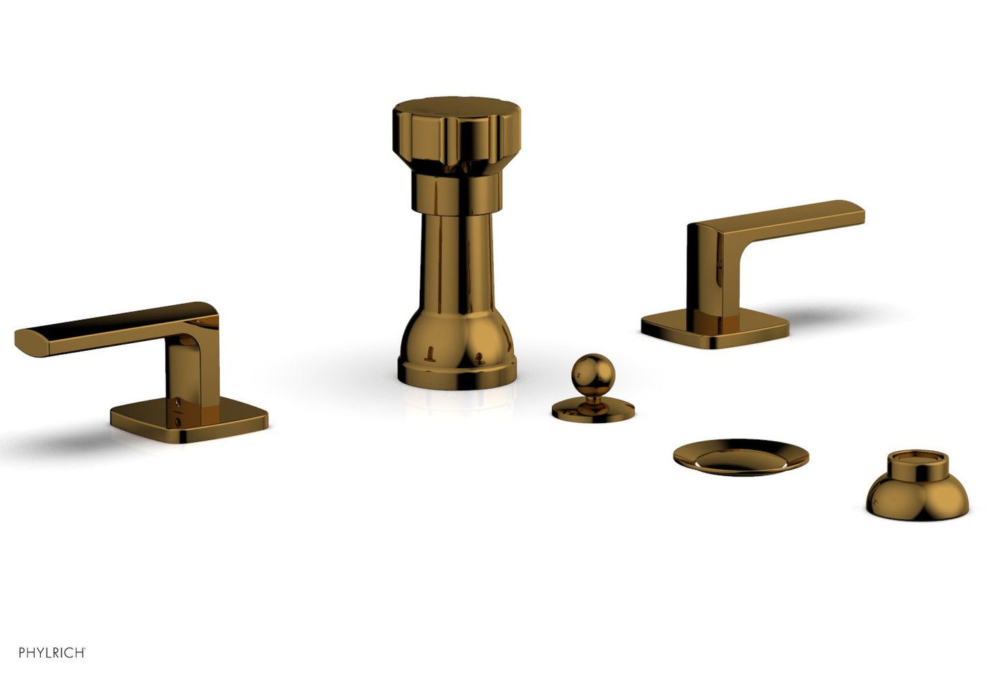 Phylrich RADI Four Hole Bidet Set, Lever Handles 181-61