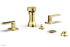 Phylrich RADI Four Hole Bidet Set, Lever Handles 181-61