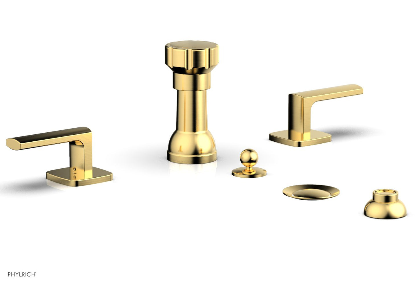 Phylrich RADI Four Hole Bidet Set, Lever Handles 181-61