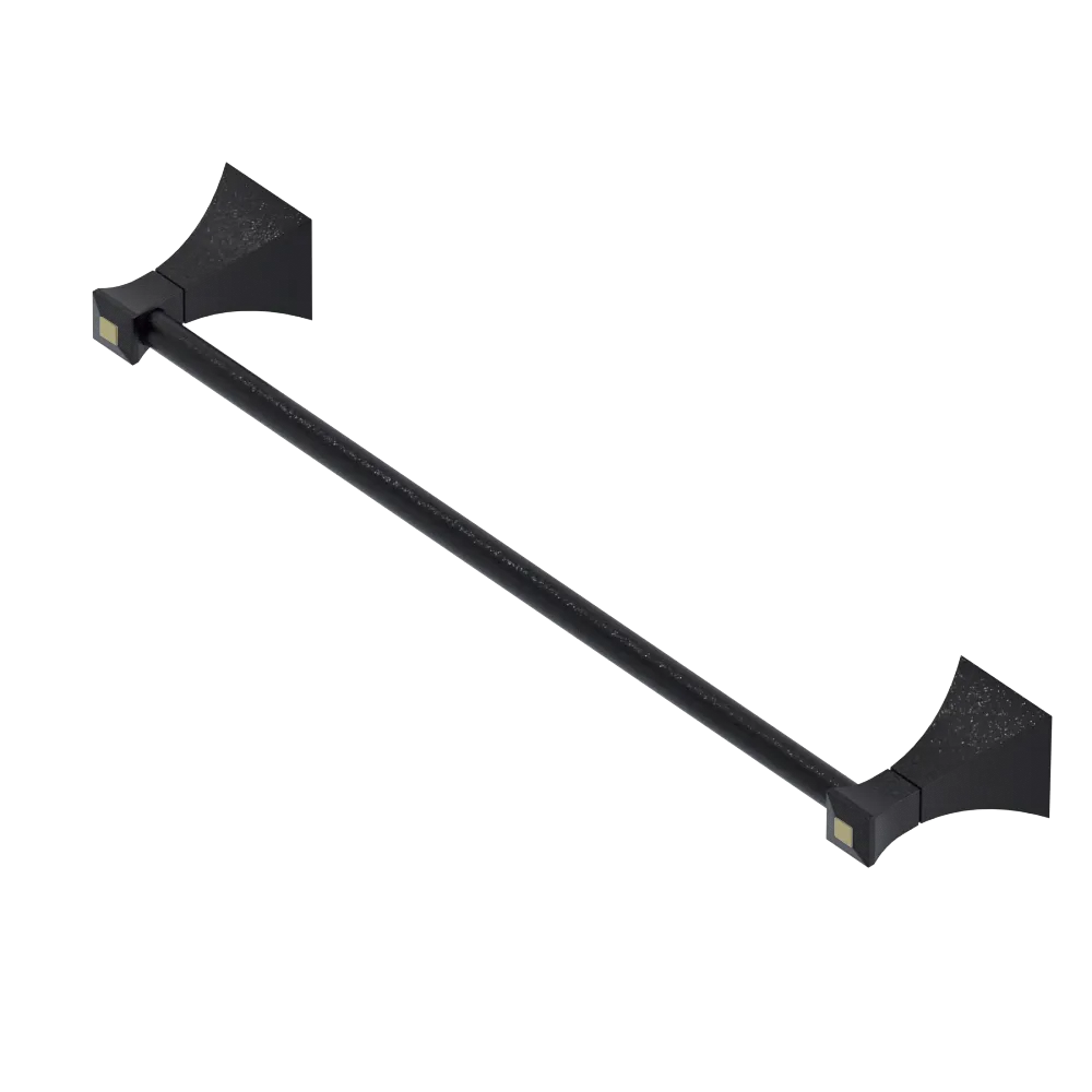 Rubinet Towel Bar 18" Matt Black