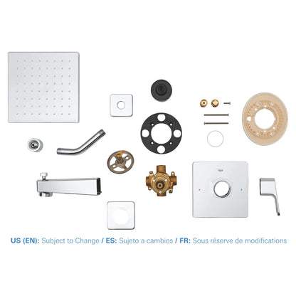 GROHE Tallinn Pressure Balance Valve Bathtub/shower Combo Faucet – 35097