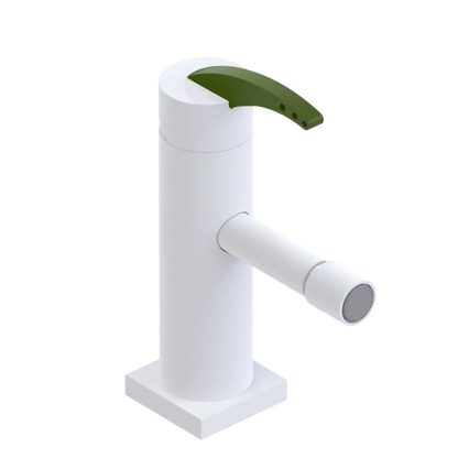 Rubinet Single Control Bidet Fitting (less drain) Matt White