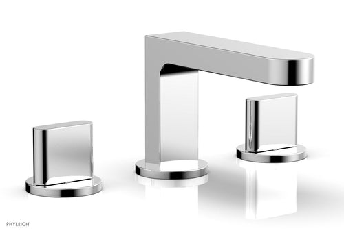 Phylrich ROND Widespread Faucet - Blade Handles Low Spout 183-04