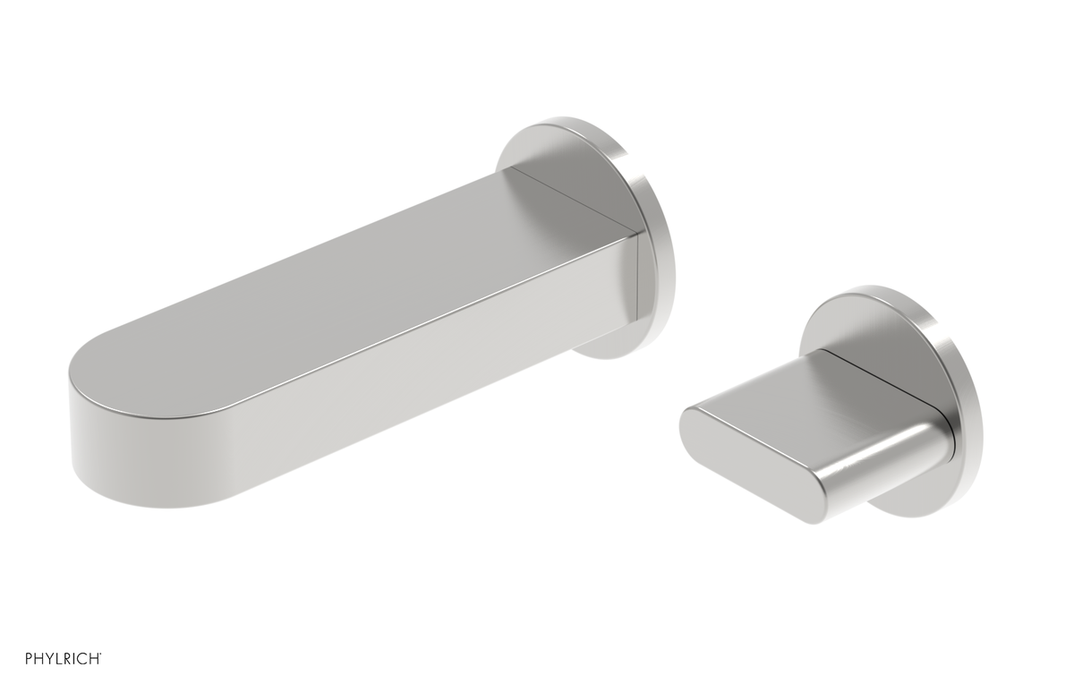 ROND - 6" Single Cross Handle Wall Lavatory Set 183-15-6