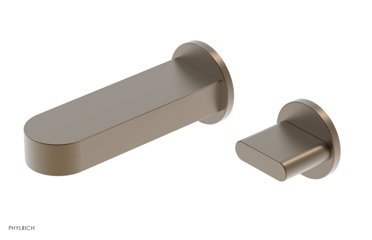 ROND - 6" Single Cross Handle Wall Lavatory Set 183-15-6