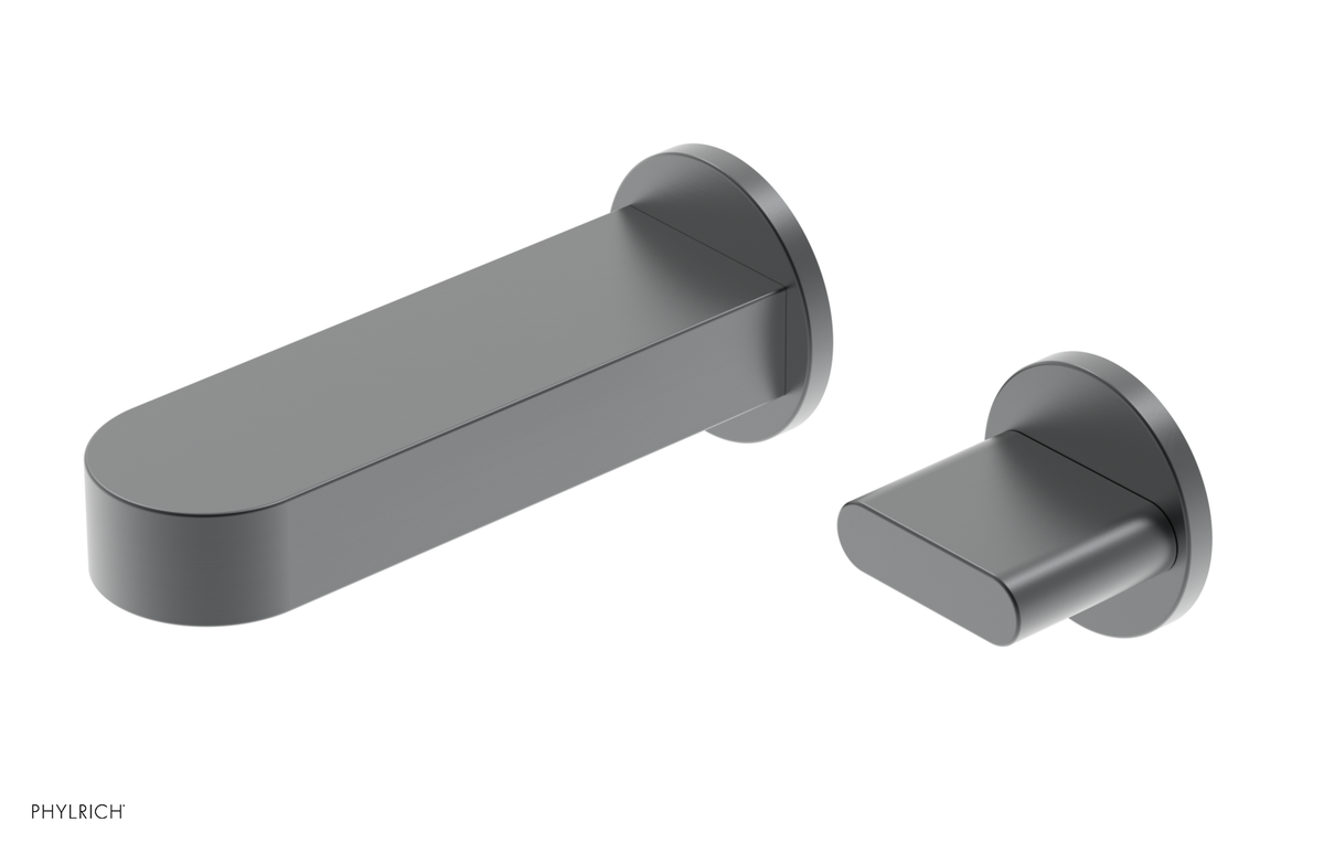 ROND - 6" Single Cross Handle Wall Lavatory Set 183-15-6