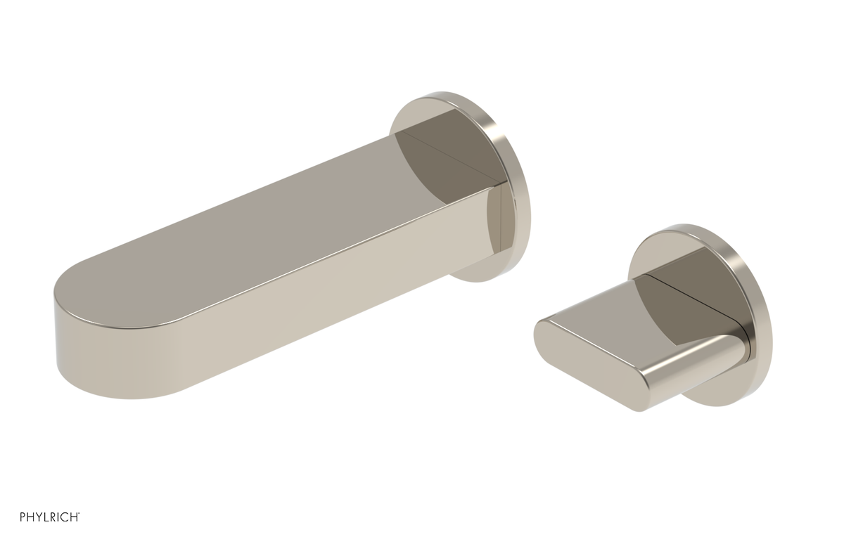 ROND - 6" Single Cross Handle Wall Lavatory Set 183-15-6