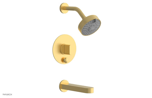 Phylrich ROND Pressure Balance Tub and Shower Set - Blade Handle 183-26