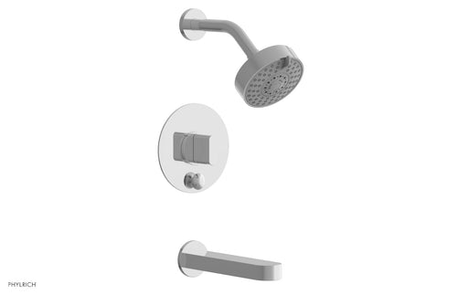 Phylrich ROND Pressure Balance Tub and Shower Set - Blade Handle 183-26