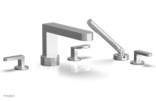 Phylrich ROND Deck Tub Set with Hand Shower - Lever Handles 183-49