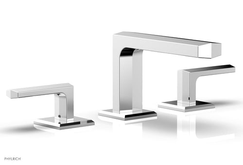 Phylrich DIAMA Widespread Faucet - Lever Handles Low Spout 184-04