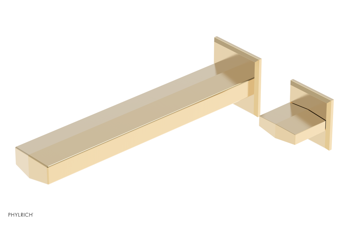 DIAMA - 10" Single Cross Handle Wall Lavatory Set 184-15-10