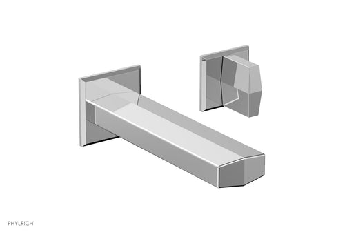 Phylrich DIAMA Single Handle Wall Lavatory Set - Blade Handles 184-15
