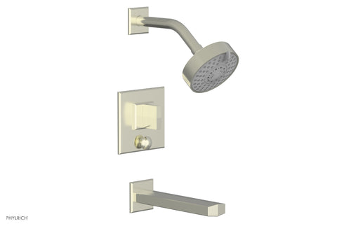 Phylrich DIAMA Pressure Balance Tub and Shower Set - Blade Handle 184-26