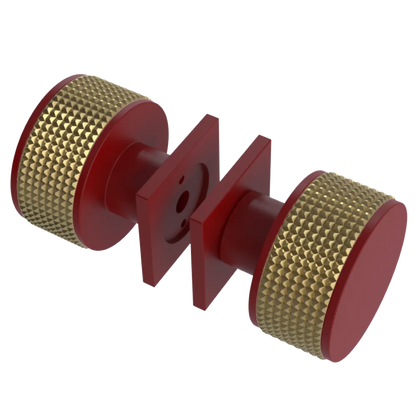 Rubinet Shower Door Knob (set) Maroon