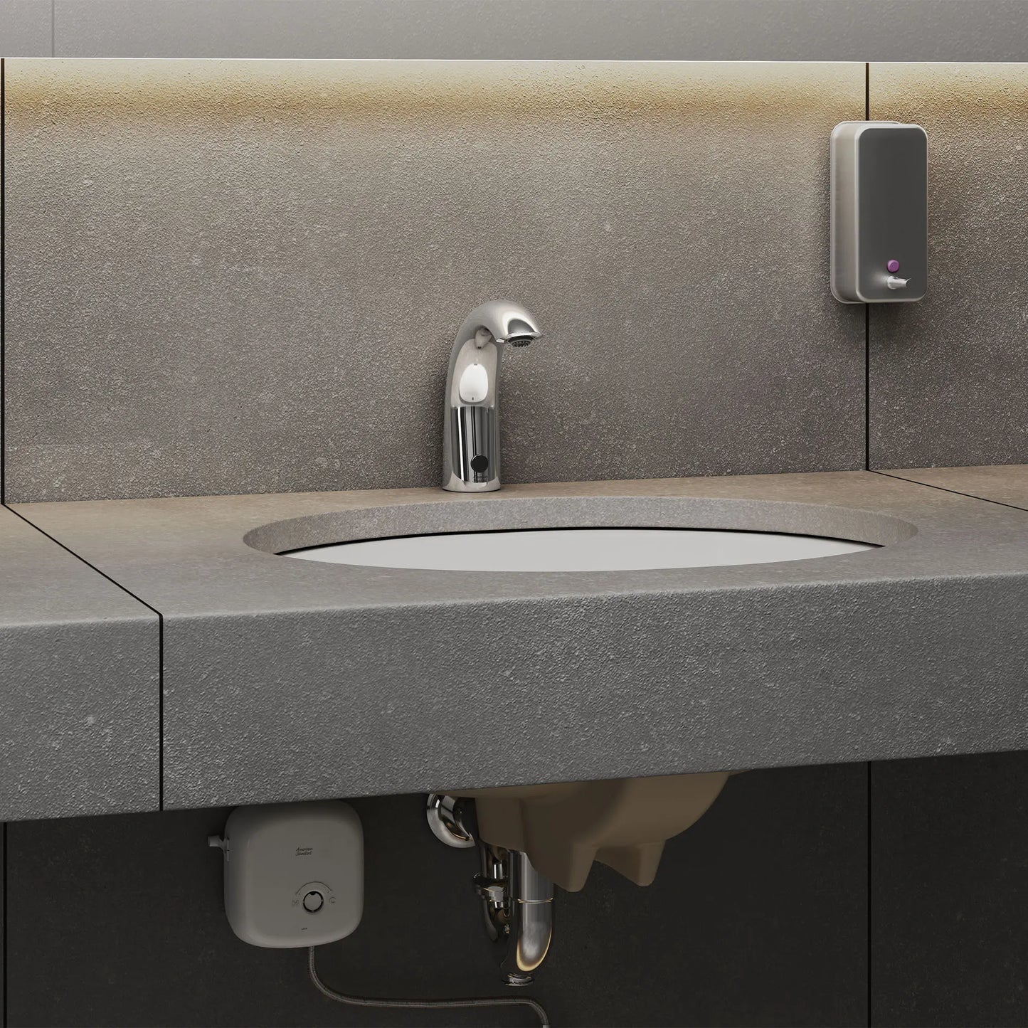 American Standard Selectronic® Cast Touchless Faucet, Base Model, 0.5 gpm/1.9 Lpm