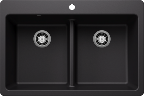 Blanco  LIVEN 33 Equal Double Low Divide Silgranit Kitchen Sinks