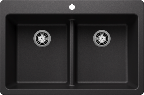 Blanco  LIVEN 33 Equal Double Low Divide Silgranit Kitchen Sinks