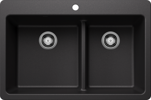 Blanco  LIVEN 33 1¾ Low Divide Silgranit Kitchen Sinks