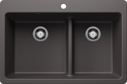 Blanco  LIVEN 33 1¾ Low Divide Silgranit Kitchen Sinks