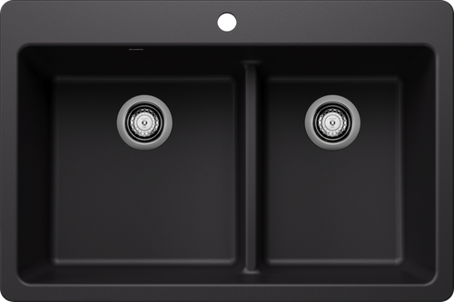 Blanco  LIVEN 33 1¾ Low Divide Silgranit Kitchen Sinks