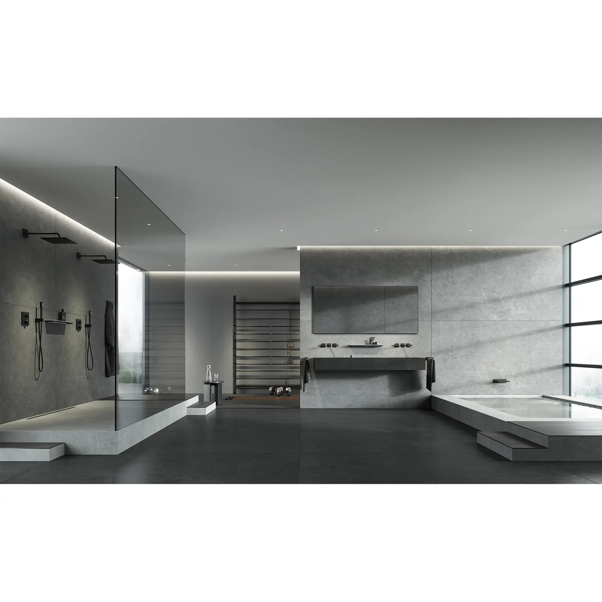 Grohe Allure New Dual Function 2-Handle Thermostatic Valve Trim - Golzar Home