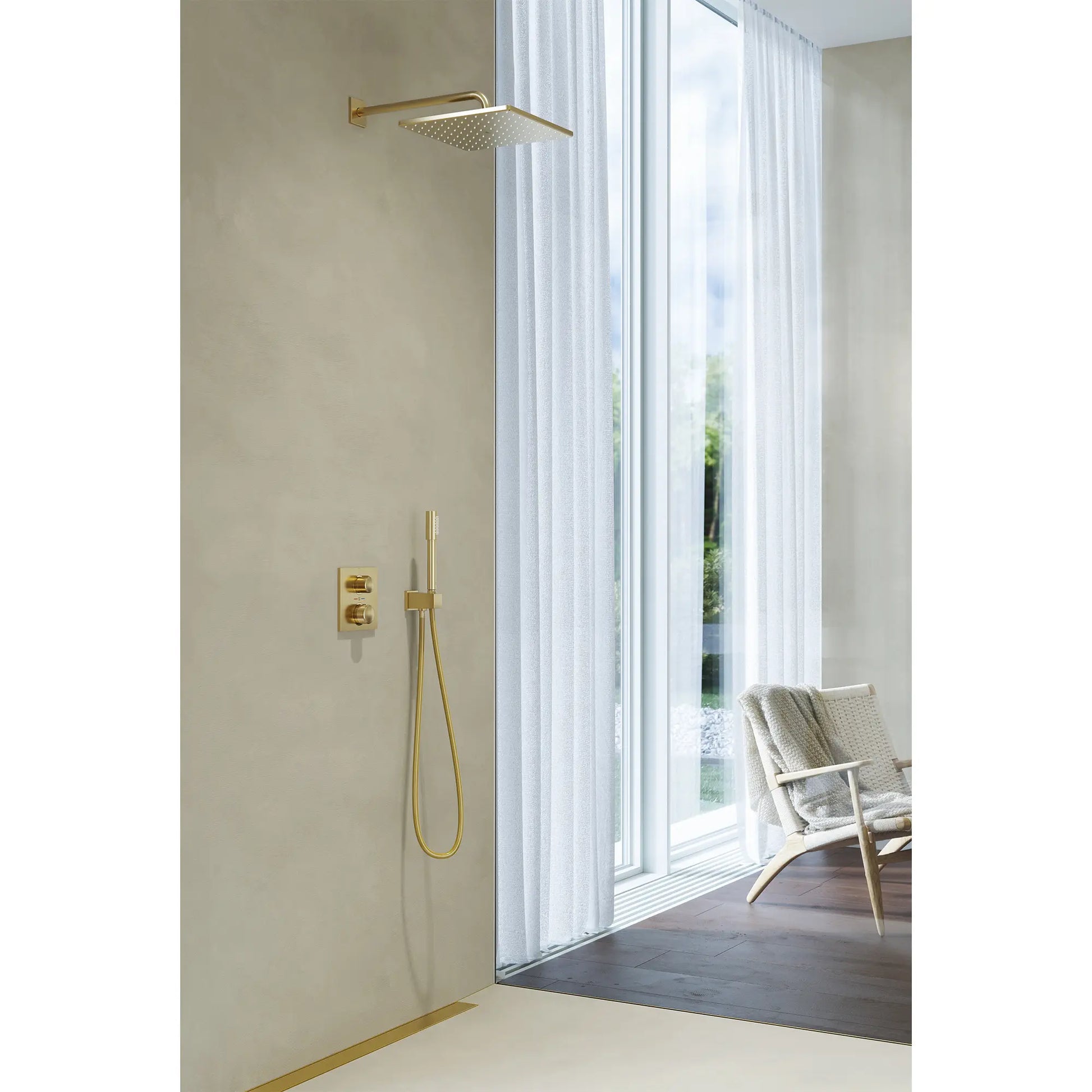 Grohe Allure New Dual Function 2-Handle Thermostatic Valve Trim - Golzar Home
