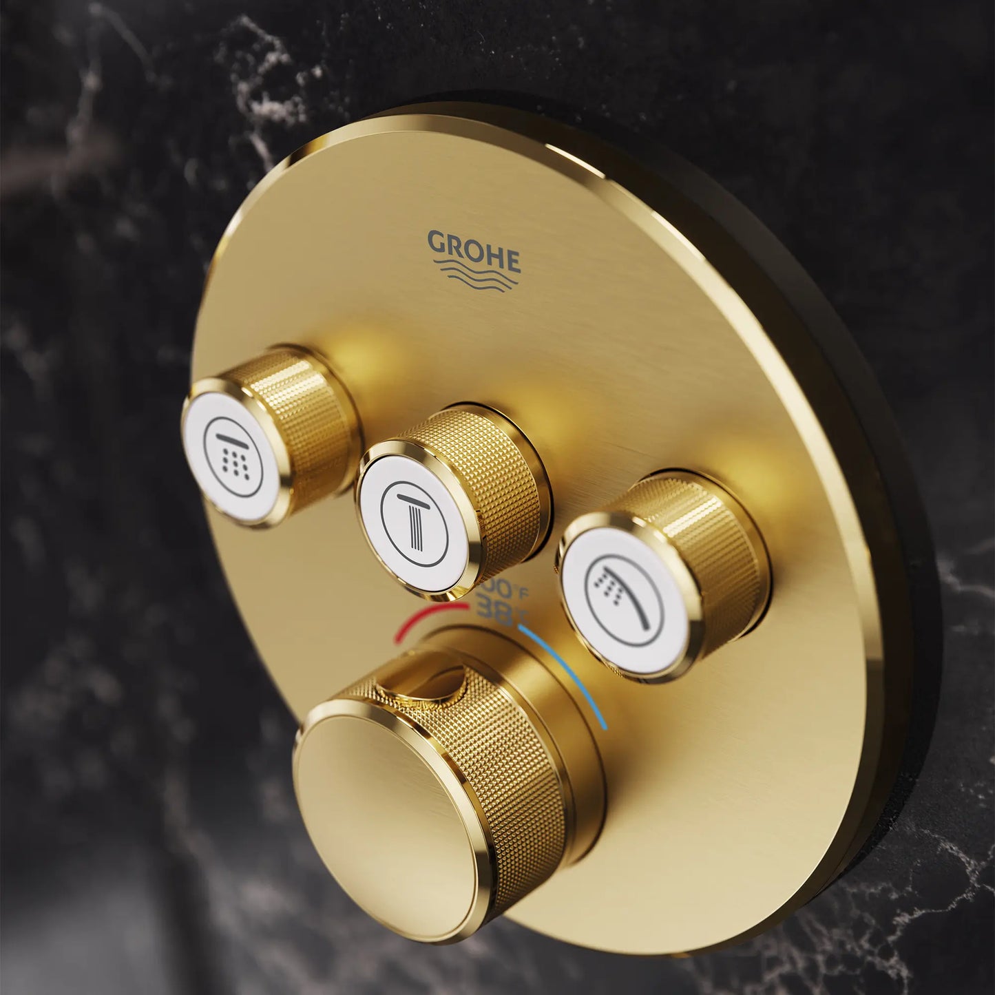 Grohtherm® SmartControl Triple Function Thermostatic Valve Trim