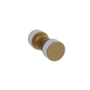 Rubinet Shower Door Knob (set) Satin Gold