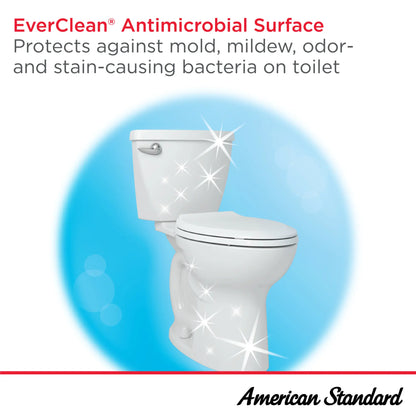 American Standard Champion PRO Two-Piece 1.6 gpf/6.0 Lpf Standard Height Elongated Toilet less Seat