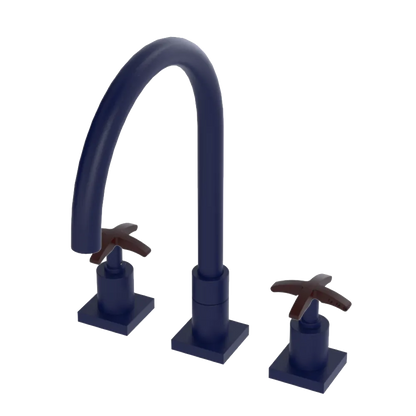 Rubinet Widespread Kitchen Set Midnight Blue