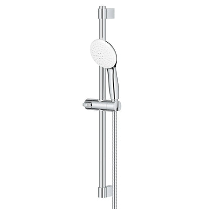 GROHE Tempesta Round 110 24" Shower Rail Set, 2-Spray, 1.5 GPM (5.7 L/min) – 26077