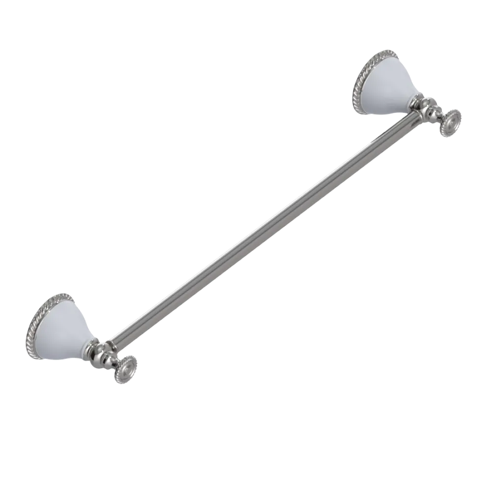Rubinet Towel Bar 18" Polished Nickel
