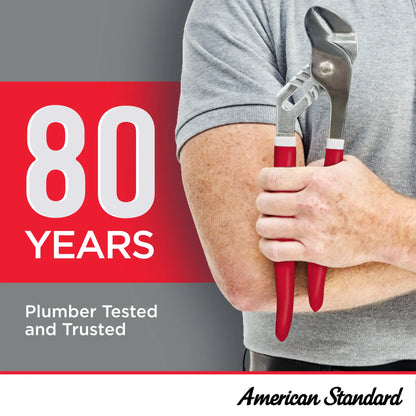 American Standard Cadet® PRO Two-Piece 1.6 gpf/6.0 Lpf Standard Height Elongated Toilet Less Seat