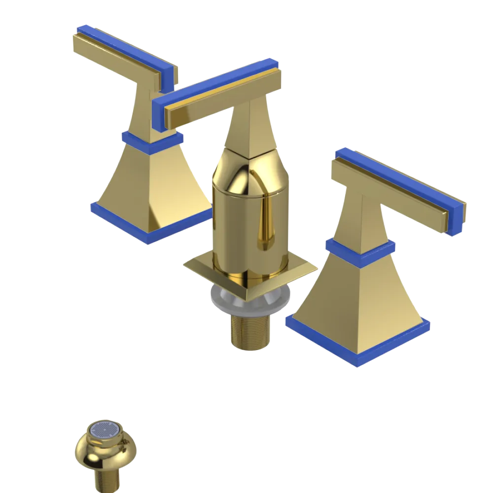 Rubinet Bidet Fitting with Spray, Diverter, and Vacum Breaker (Less Drain) Natural Brass