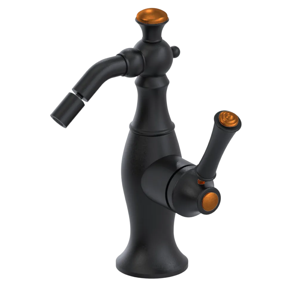 Rubinet Single Control Bidet Fitting (less drain) Matt Black