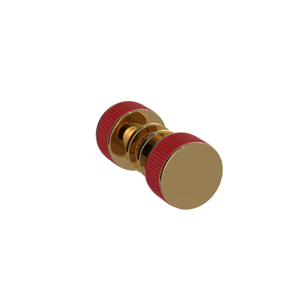 Rubinet Shower Door Knob (set) Gold
