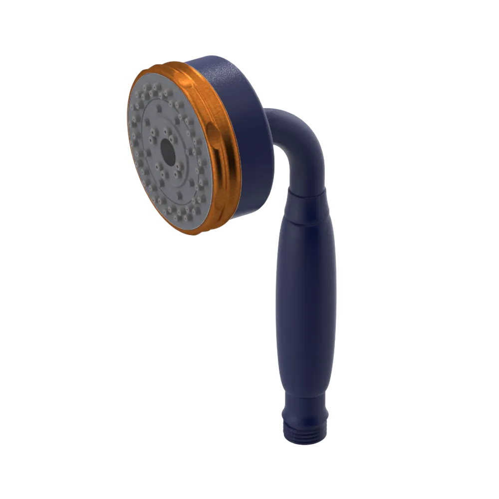Rubinet 3 Function Hand Held Shower Only Midnight Blue