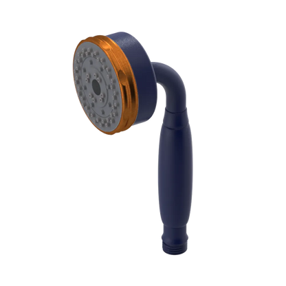 Rubinet 3 Function Hand Held Shower Only Midnight Blue