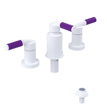 Rubinet Bidet Fitting with Spray, Diverter, and Vacum Breaker (Less Drain) White