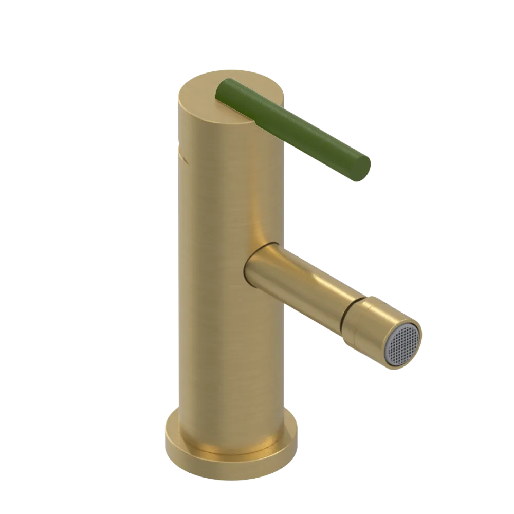 Rubinet Single Control Bidet Fitting (less drain) Satin Brass
