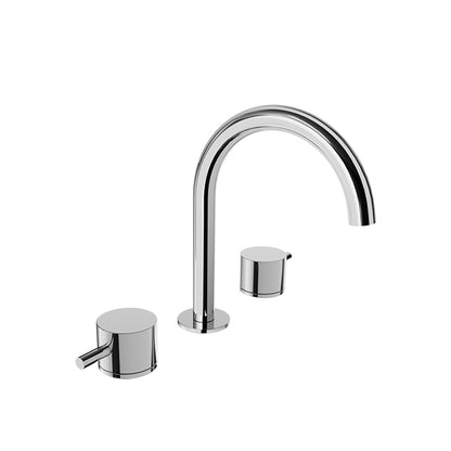Baril 8" c/c lavatory faucet, drain included